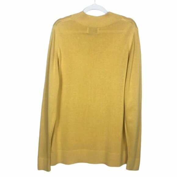 Old Navy Fine Knit Mock Neck Sweater Yellow Large - Picture 2 of 10